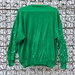 Vintage 90s Nutcracker Santa Scene Green Ugly Christmas Sweatshirt Size M Photo 3