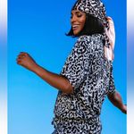 Revolve Lita By Ciara Printed Fluid Camp Shirt cheetah print Photo 2