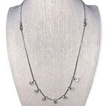 Yoni Z Silver Tone Cubic Zirconia Flower Shaker 21.5” Adjustable Necklace USA Photo 0