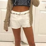 Dillard's Blue Crochet Crop Tank Top Photo 0