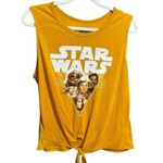 Star Wars Fifth Sun  Graphic Mustard Yellow Muscle Tee Character Top Sz 2XL Photo 0