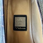 Vintage Nina Dark Brown Crocodile Patent Low Block Heel Ballet Flats Sz 7.5 Photo 3