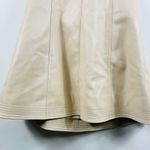 Jonathan Simkhai vegan leather cut out mini dress in vanilla Size 2 Photo 6