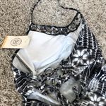 SO 🆕  tie dye black halter tankini swim top xs Photo 3