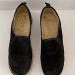 Sam Edelman Carrin Black Espadrille Platform Suede Slip On Shoes 7.5 M RARE HTF Photo 1