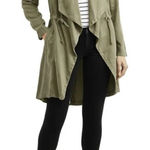 Max jeans  Tencel Drape Front Cinch Waist Utility Jacket‎ Sage Green XS Photo 0