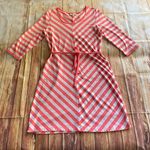 Allison Brittney Striped Fit & Flare Dress Sz Large Photo 3