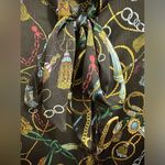 ZARA  Chain Print Tie Blouse NWOT Photo 3