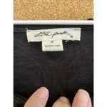 Ultra Pink  Black Burnout Velvet Top Blouse Medium Whimsigoth Fairy Stevie Nicks Photo 4