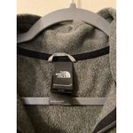 The North Face Womens Glacier 1/4 Zip Fleece Gray White Logo Size Medium Photo 2