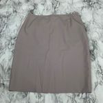 Lafayette 148  Virgin Wool Taupe Brown pencil Skirt size 2 Photo 0