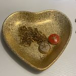 Talbots  Gold Bracelet with Red and Cream Starfish Charms Photo 0