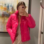 Wild Fable Cropped Hot Pink Puffer Jacket Photo 0