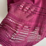 Zac Posen Casual 3/4 Sleeve Dress with Cutouts, Berry, Size Small Photo 8