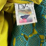 Diane Von Furstenberg  Carpreena Pebble Lace Mini‎ Dress in Green Size 2 Photo 6