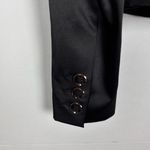 Bebe Satin Blazer Jacket Black Size 2 Photo 3