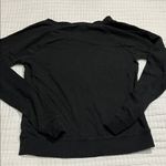 Victoria's Secret Black Sweatshirt with Pink Lips Photo 2