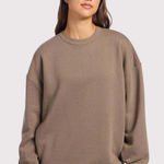 Nuuds Brown oversized sweatshirt sz m Size M Photo 0