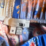 Solemio  Multicolor Paisley Wide-Leg Pants Photo 1