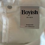 Boyish  by Her White Vertigo Avery Button Fly Denim Jeans Size 25 Photo 3