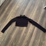 Adidas  Black Fitted Crop Top long sleeve Photo 3