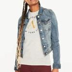 Aeropostale Aeropostal Medium Wash Denim Jacket Photo 0