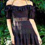 South Moon Under Shabby Chic Lace Trim Tiered Mini Dress Photo 0