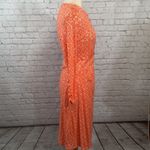 Pendleton faux wrap sand dollar tangerine orange dress size XS modal blend Photo 3