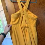 Azazie  Bridesmaid Chiffon Dress in Marigold Photo 2