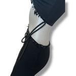 OW Collection Beaded Cut out mini Dress XS Black Photo 4