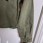 Driftwood Olive Green denim-bohemian Embroidered Women's Jacket size small NWT Photo 7
