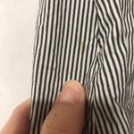 BCBGMAXAZRIA   Pinstripe Sleeveless Collared Blouse Womens S Twist Preppy Twee Photo 4