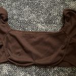 SheIn Brown Going Out Top Photo 0