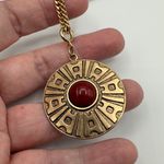 sarah coventry Vintage 70’s Safari Aztec Medallion Necklace Photo 2