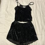 Black Velvet Pajama Set Size XS Photo 0