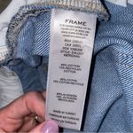 frame denim Meridian Paperbag Elastic Waist Straight Leg Jeans Size Large (30) Photo 11