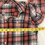 st. john's bay St. John’s Bay Women’s Flannel Long Sleeve Plaid Shirt Size Small Photo 5