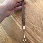 Urban Outfitters Gold patent leather black adjustable belt Photo 4