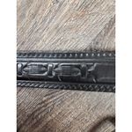 Echt Leder Leather Black Genuine Leather Women's Belt Made in Italy Large Photo 1