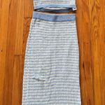 Mable Crotchet Skirt Set (Blue + White) Blue Size M Photo 0