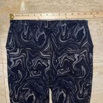 Soft Surroundings  Womens Printed Leggings Black Silver Swirls‎ Hi Rise XS Photo 1