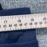 Talbots Pants 16 Blue Cropped Straight Leg Trousers Professional Perfect Skimmer Photo 2