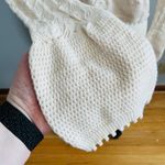 Lost + Wander Serena Pointelle Knit Square Neck Top- Ecru- Size XS/Small- Sample Photo 5