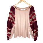 Free People x WE THE FREE Women’s Rainbow Dreams Puff Sleeve Knit Top Photo 2