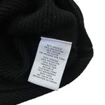 Carmen Marc Valvo  Black Crop Sweater Women Size Medium | 35-27 Photo 4