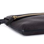 Smythson | Pebbled Leather Flap Messenger Bag in Black | Handmade in Italy Photo 4