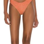 Beach Riot Vanessa Orange Metallic Bikini Swim Bottoms NWT Photo 3