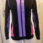 Disney Villains Maleficent 2-Pocket Black Purple Zip-Up Hoodie w/Horns EUC Jrs S Photo 9