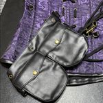 NWT Charmian Corset Jacket Belt Bag Set Royal Purple Lace Size Medium Photo 3