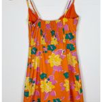 Hello Molly  Fresh Lemonade Mini Dress Size XS 2 Orange Floral Photo 4